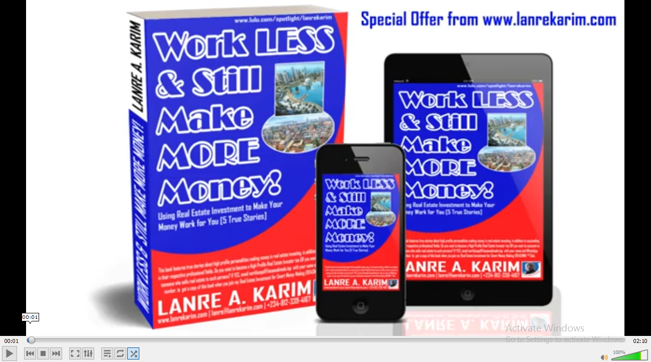 [VIDEO] WORK LESS & STILL MAKE MORE MONEY – Volume 1  Using Real Estate Investment to Make Your Money Work for You [5 True Stories]